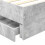 Berkfield Bed Frame with Drawer Concrete Grey 90 x 190 cm Engineered Wood 7