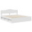 Berkfield Bed Frame with Headboard White 180 x 200 cm Solid Pine Wood 4