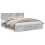Berkfield Bed Frame Concrete Grey 180 x 200 cm Engineered Wood 2