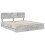 Berkfield Bed Frame Concrete Grey 180 x 200 cm Engineered Wood 4