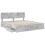 Berkfield Bed Frame Concrete Grey 180 x 200 cm Engineered Wood 5