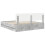 Berkfield Bed Frame Concrete Grey 180 x 200 cm Engineered Wood 6
