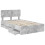 Berkfield Bed Frame Concrete Grey 135 x 190 cm Engineered Wood 5
