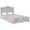 Berkfield Bed Frame Concrete Grey 120 x 190 cm Engineered Wood 4