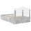 Berkfield Bed Frame Concrete Grey 120 x 190 cm Engineered Wood 6