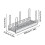 Bottle Drying Rack Stainless Steel Cup Organizer for Kitchen Counter, Fast Drying Compact Design 5