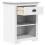 Berkfield Bedside Cabinet BODO White 53x38.5x66 cm Solid Wood Pine 4