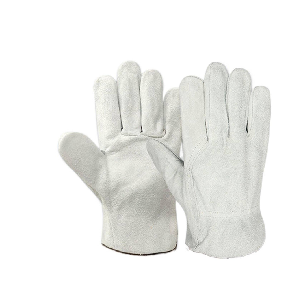 Leather Welding Gloves Heat Resistant Protection For Construction Work Cold Weather Wearresistant Design 9045646595559