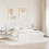 Berkfield Bed Frame with Headboard White 180 x 200 cm Solid Pine Wood 3