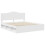 Berkfield Bed Frame with Headboard White 180 x 200 cm Solid Pine Wood 4