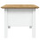 Berkfield Coffee Table BODO White and Brown 100x55x45 cm Solid Wood Pine 5