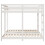 Berkfield Triple Bunk Bed Frame White 160 x 200 cm Solid Pine Wood 5