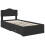 Berkfield Bed Frame with Headboard Black 100 x 200 cm Engineered Wood 4