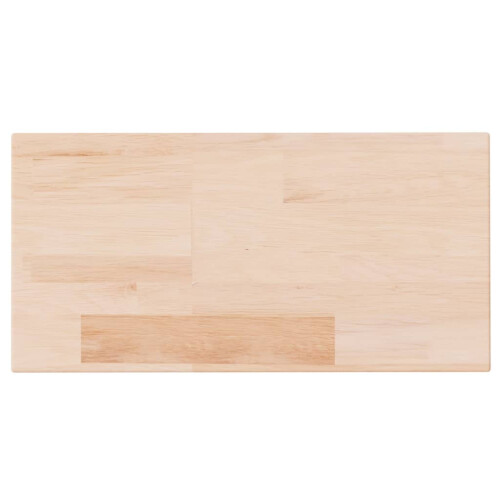 Berkfield Shelf Board 40x20x4 cm Untreated Solid Wood Oak 1