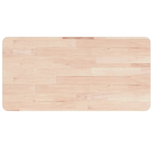 Berkfield Bathroom Countertop 80x40x2.5 cm Untreated Solid Wood 1