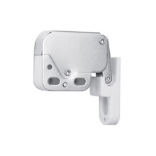 Cabinet Door Latch ABS Touch Lock for Cupboard Furniture, Silver Sliding Latch 80x60mm Secure Silent Close