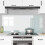 Berkfield Kitchen Backsplash 2 pcs White 70 x 60 cm Tempered Glass 3