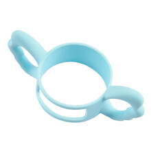 Silicone Baby Bottle Handle Ergonomic Anti‑Slip Grip Dual Handle Design Easy to Clean for Independent Feeding