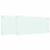 Berkfield Kitchen Backsplash 2 pcs White 90 x 40 cm Tempered Glass 2