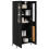 Berkfield Highboard 2 pcs Black Oak Engineered Wood 3