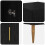 Berkfield Highboard 2 pcs Black Oak Glass 7