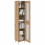 Berkfield Highboard 2 pcs Artisan Oak Glass 3