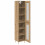 Berkfield Highboard 2 pcs Artisan Oak Glass 5