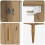 Berkfield Highboard 2 pcs Artisan Oak Glass 7