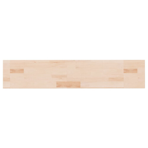 Berkfield Shelf Board 100x20x2.5 cm Untreated Solid Wood Oak 1