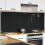 Berkfield Kitchen Backsplash 2 pcs Black 80 x 60 cm Tempered Glass 3