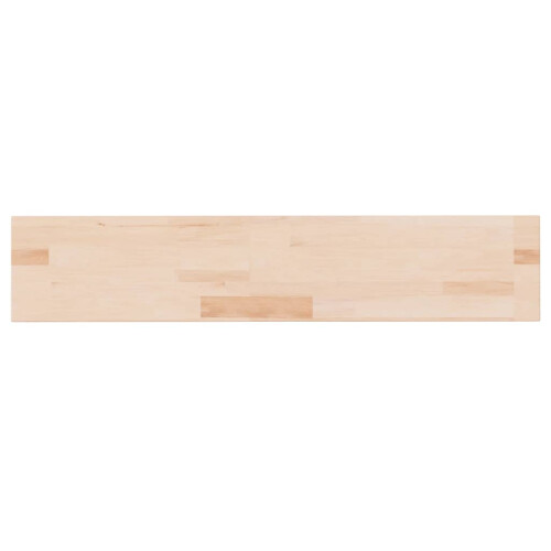 Berkfield Shelf Board 100x20x4 cm Untreated Solid Wood Oak 1