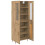 Berkfield Highboard 2 pcs Artisan Oak Engineered Wood 5