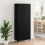 Berkfield Highboard with Drawer 2 pcs Black Oak Engineered Wood 4