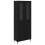 Berkfield Highboard with Drawer 2 pcs Black Oak Engineered Wood 2