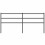 Berkfield Metal Replace Headboard Black 193 cm 3