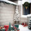 Berkfield Slim Artificial Half Christmas Tree with Stand White 210 cm 2