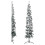 Berkfield Slim Artificial Half Christmas Tree with Flocked Snow 210 cm 4