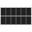 Berkfield 6-Panel Room Divider Black 300x180 cm Fabric 3