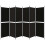 Berkfield 6-Panel Room Divider Black 300x180 cm Fabric 4