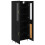 Berkfield Highboard 2 pcs Black Oak Engineered Wood 5