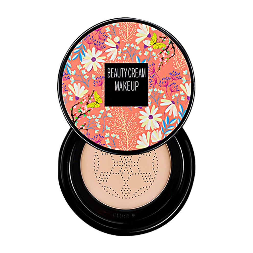 Cushion Foundation for Mature Skin, Moisturizing Lightweight Face Makeup with Natural Even Coverage 30ml