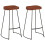 Berkfield Gavin Bar Stools 2 pcs 50x40x78 cm Solid Wood Mango 2