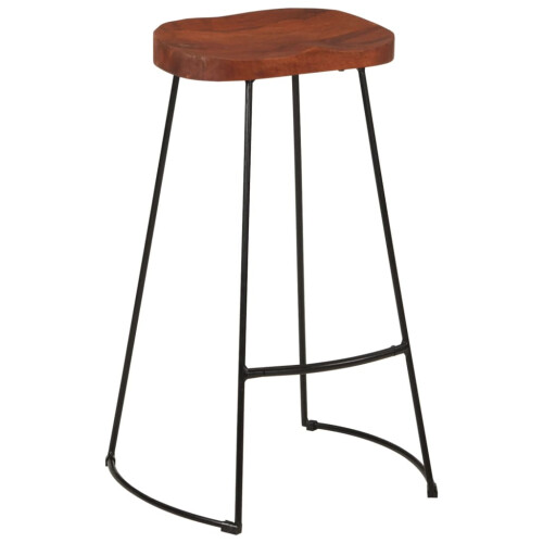 Berkfield Gavin Bar Stools 2 pcs 50x40x78 cm Solid Wood Mango 2