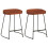 Berkfield Gavin Bar Stools 2 pcs 45x38x53 cm Solid Wood Mango 2