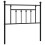 Berkfield Metal Replace Headboard Black 90 cm 2