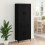 Berkfield Highboard with Drawer 2 pcs Black Oak Engineered Wood 4