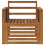 Berkfield Outdoor Sofa Solid Acacia Wood Natural 3