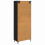 Berkfield Highboard with Drawer 2 pcs Black Oak Engineered Wood 6