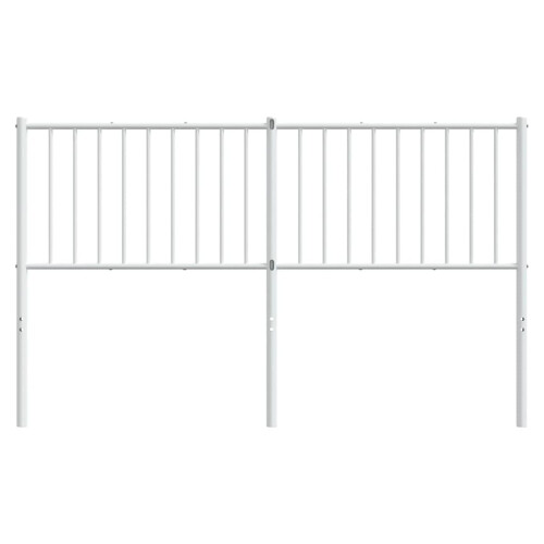 Berkfield Metal Replace Headboard White 160 cm 2