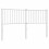 Berkfield Metal Replace Headboard White 160 cm 5